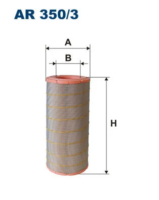 Filtr pwoietrza  AR 350/3 