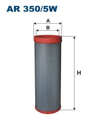 Filtr powietrza  AR 350/5W 