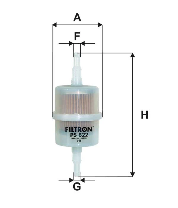 Filtr paliwa  PS 822 