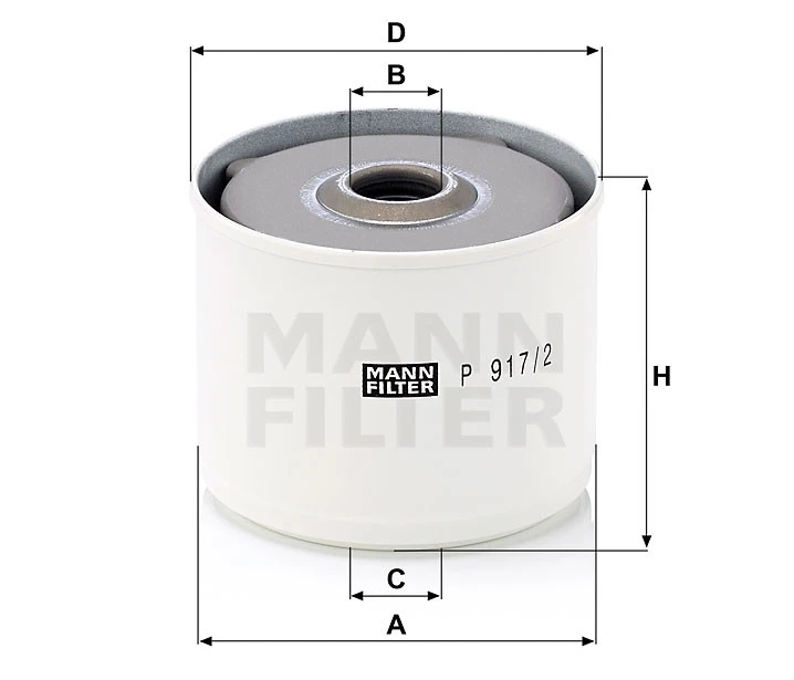 Filtr paliwa  P 917/2X 