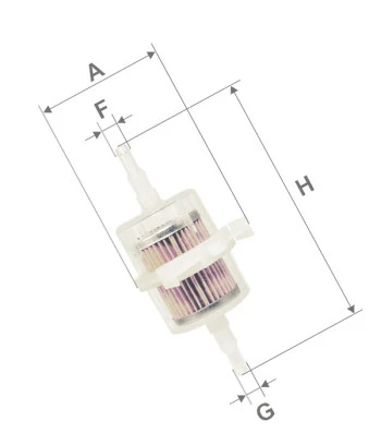 Filtr paliwa PS822/1