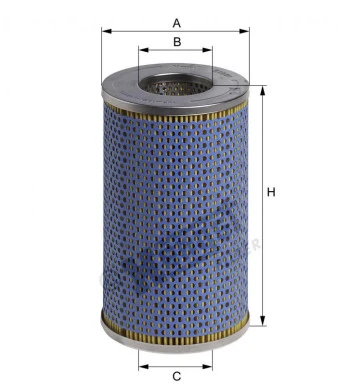 Filtr oleju E198HD09