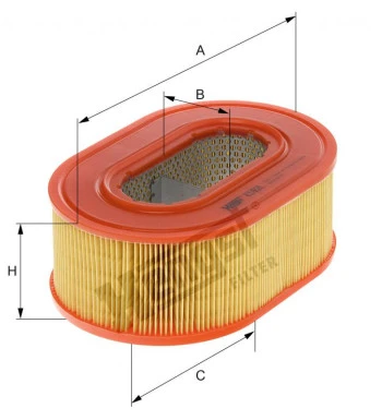 Filtr powietrza E592L