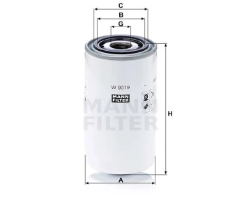 Filtr oleju W9019