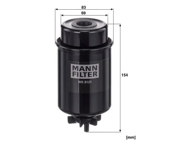 Filtr paliwa WK8121