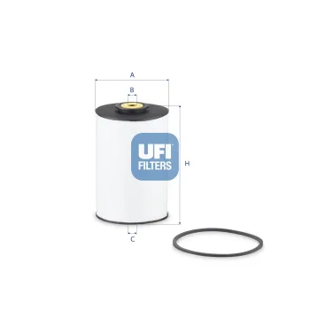 Filtr paliwa UFI 21.051.00 — zdjęcie 2