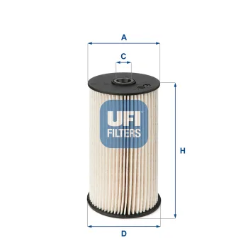 Filtr paliwa UFI 26.007.00 — zdjęcie 2