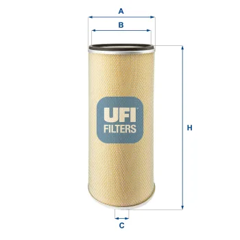 Filtr powietrza UFI 27.308.00 — zdjęcie 2