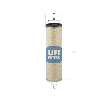 Filtr powietrza UFI 27.C38.00 — zdjęcie 2