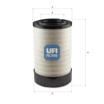 Filtr powietrza UFI 27.I24.00 — zdjęcie 2