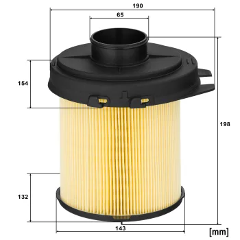 Filtr powietrza Mann Filter C1468 — zdjęcie 2