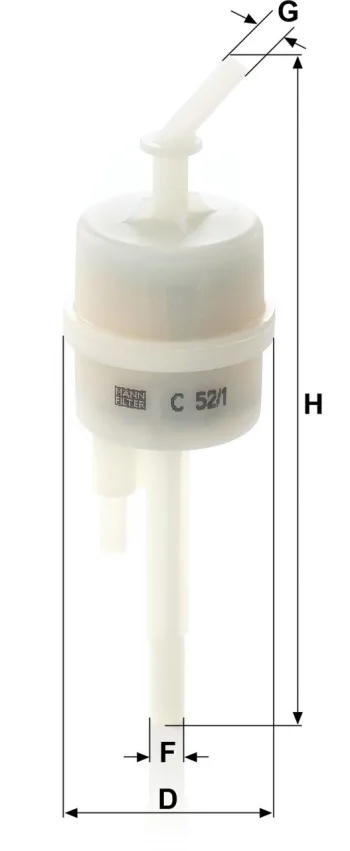 Filtr paliwa Mann Filter C52/1 — zdjęcie 2