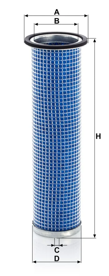 Filtr powietrza Mann Filter CF 75/1 x — zdjęcie 2