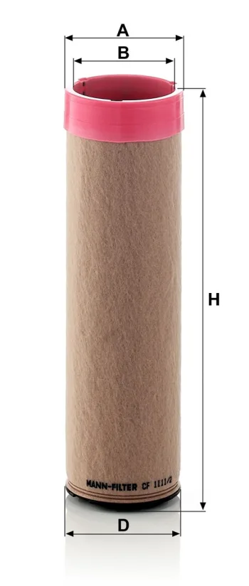 Filtr powietrza Mann Filter CF1111/2 — zdjęcie 2