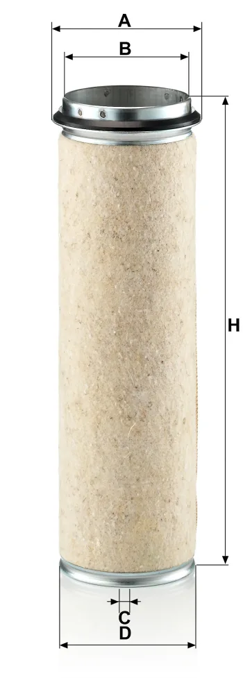 Filtr powietrza Mann Filter CF1200 — zdjęcie 2