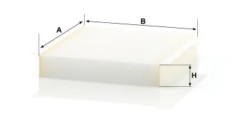 Filtr kabinowy Mann Filter CU2040 — zdjęcie 2