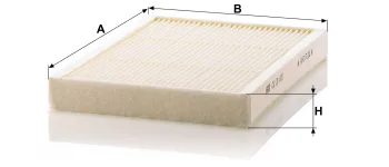 Filtr kabinowy Mann Filter CU31001 — zdjęcie 2
