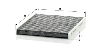 Filtr kabinowy Mann Filter CUK2026 — zdjęcie 2
