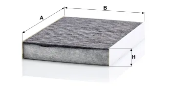 Filtr kabinowy Mann Filter CUK25003 — zdjęcie 2