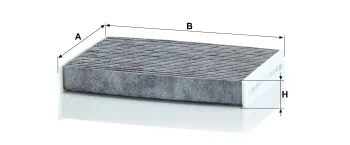 Filtr kabinowy Mann Filter CUK25012 — zdjęcie 2