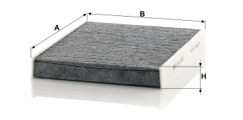 Filtr kabinowy Mann Filter CUK2533-2 — zdjęcie 2