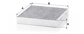 Filtr kabinowy Mann Filter CUK2559 — zdjęcie 2