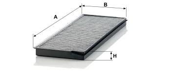 Filtr kabinowy Mann Filter CUK37001 — zdjęcie 2