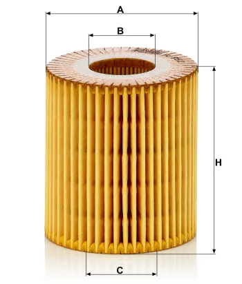 Filtr oleju Mann Filter HU815/2X — zdjęcie 3