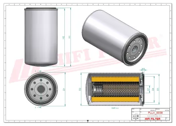 Filtr oleju Hifi Filter T8307 — zdjęcie 2