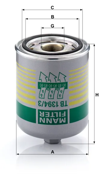 Osuszacz powietrza Mann Filter TB1394/3X — zdjęcie 2
