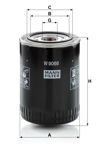 Filtr oleju Mann Filter W9066 — zdjęcie 2