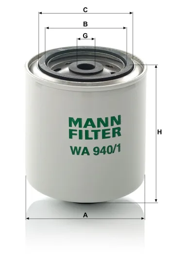 Filtr Mann Filter WA940/1 — zdjęcie 2