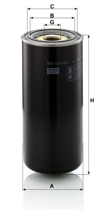 Filtr hydrauliczny Mann Filter WD13145/4 — zdjęcie 2