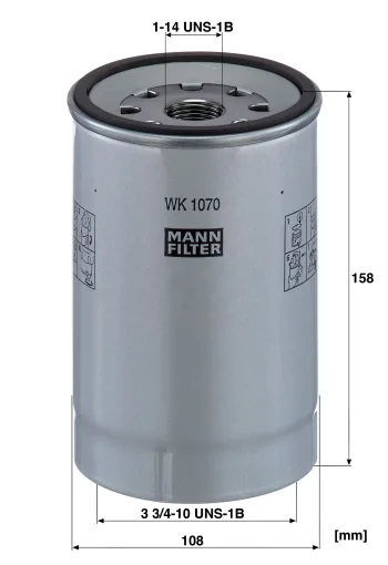 Filtr paliwa Mann Filter WK1070x — zdjęcie 2