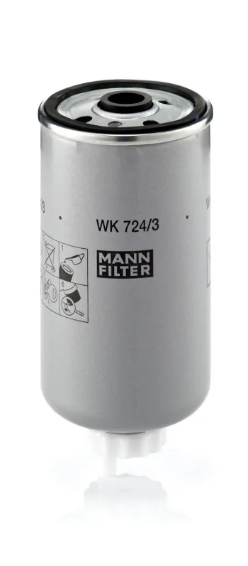 Filtr paliwa Mann Filter WK724/3 — zdjęcie 2