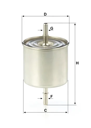 Filtr paliwa Mann Filter WK8046 — zdjęcie 2