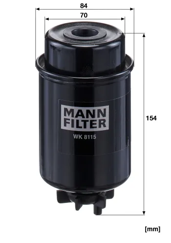 Filtr paliwa Mann Filter WK8115 — zdjęcie 2