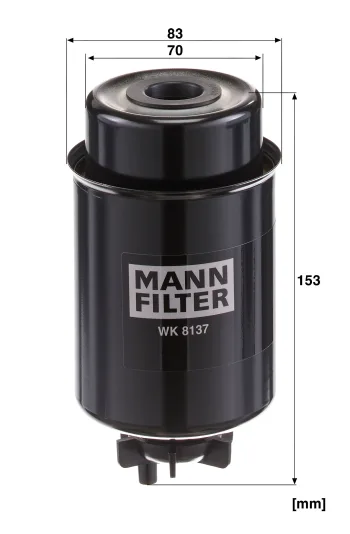 Filtr paliwa Mann Filter WK8137 — zdjęcie 2