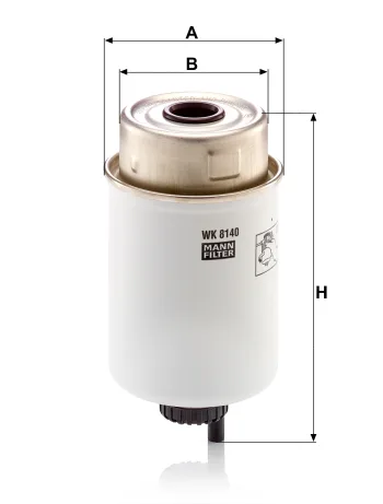 Filtr paliwa Mann Filter WK8140 — zdjęcie 2