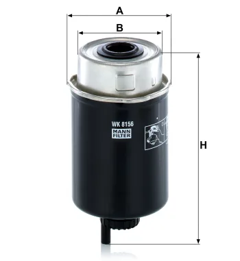 Filtr paliwa Mann Filter WK8156 — zdjęcie 2