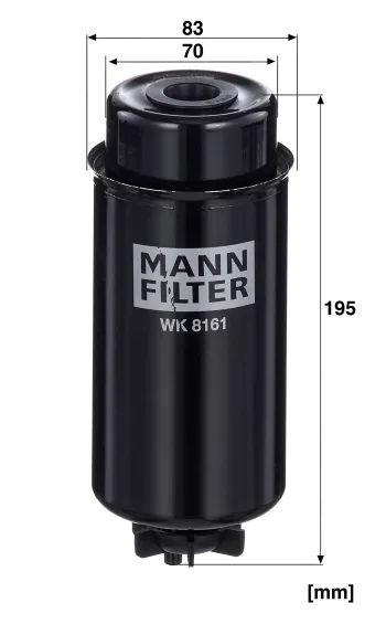 Filtr paliwa Mann Filter WK8161 — zdjęcie 2