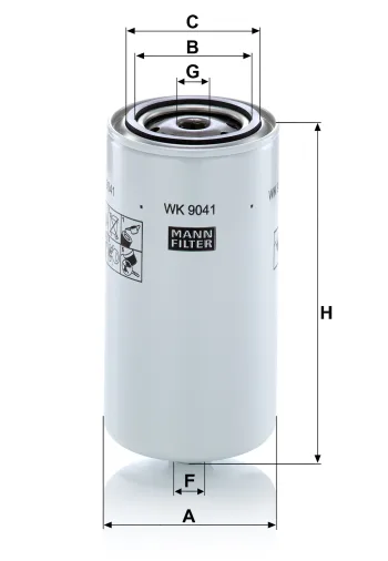 Filtr paliwa Mann Filter WK9041x — zdjęcie 2