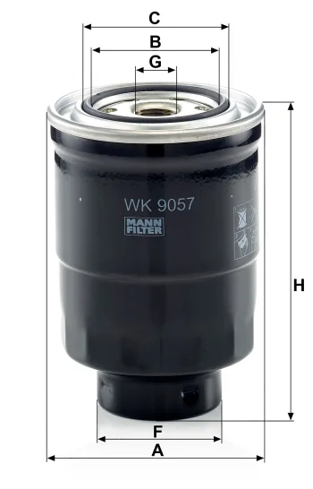 Filtr paliwa Mann Filter WK9057Z — zdjęcie 2